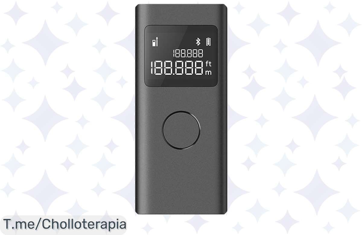 Aprovecha el ofertón del Xiaomi Smart Laser Measure: precisión milimétrica y sincronización instantánea para tus proyectos. ¡Solo por tiempo limitado, hazlo tuyo ya!