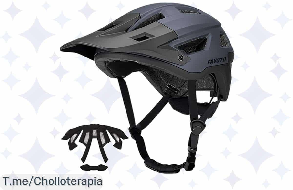 Aprovecha el ofertón del casco de montaña con máxima seguridad y ligereza a un precio loco, ¡solo por tiempo limitado! Tu aventura sobre dos ruedas no puede esperar.