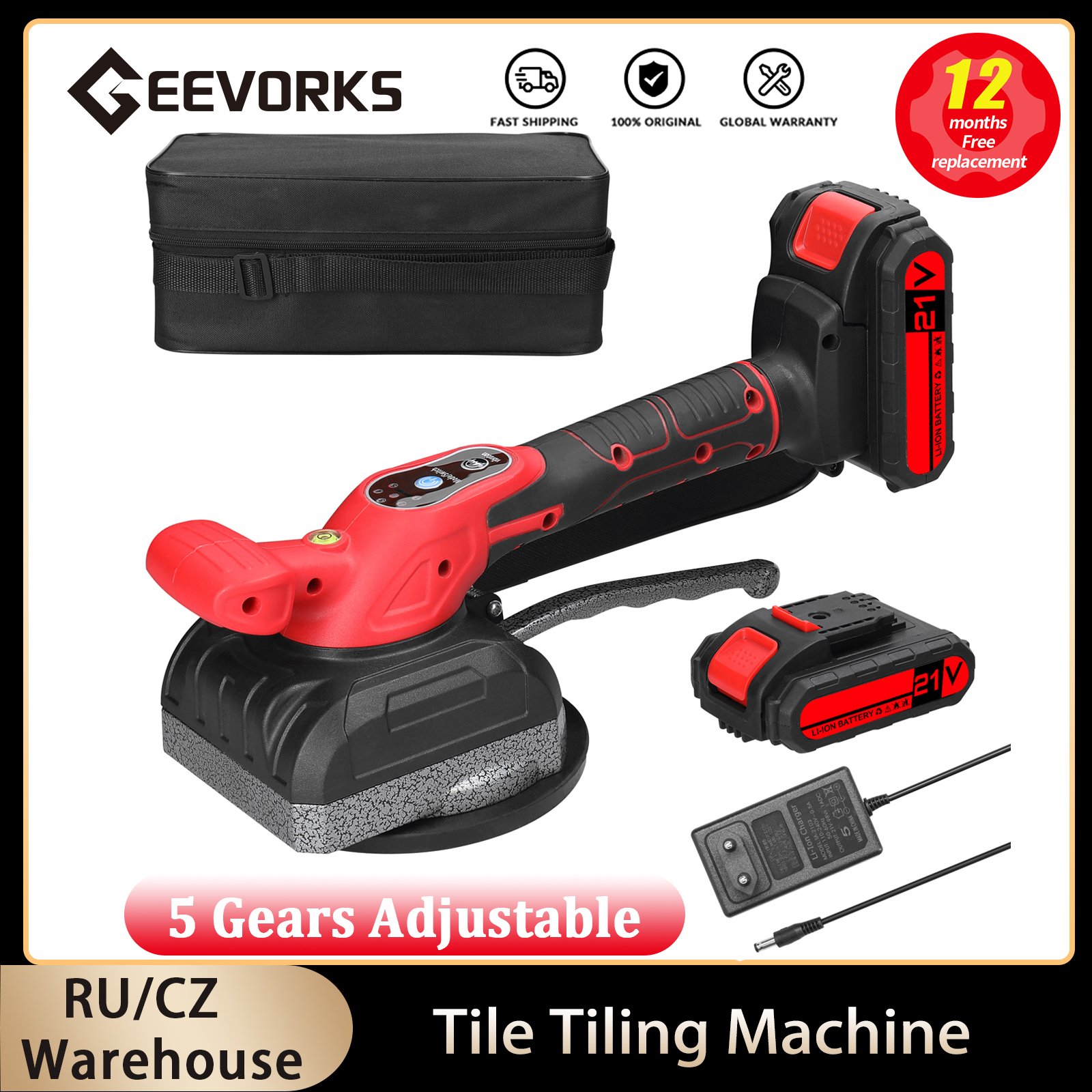 Aprovecha el precio loco en la herramienta vibratoria Geevorks, ideal para colocar azulejos de manera rápida y sencilla. Oferta limitada, ¡no te quedes sin la tuya!