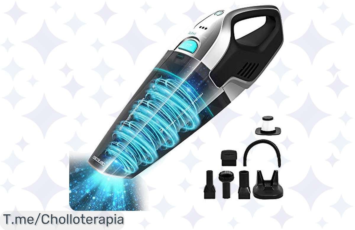 Aprovecha el super chollo del año: aspirador de mano Cecotec Conga Immortal ExtremeSuction, ligero y sin cables, ¡limpieza rápida y fácil! Oferta limitada, compra ya antes de que se agoten.