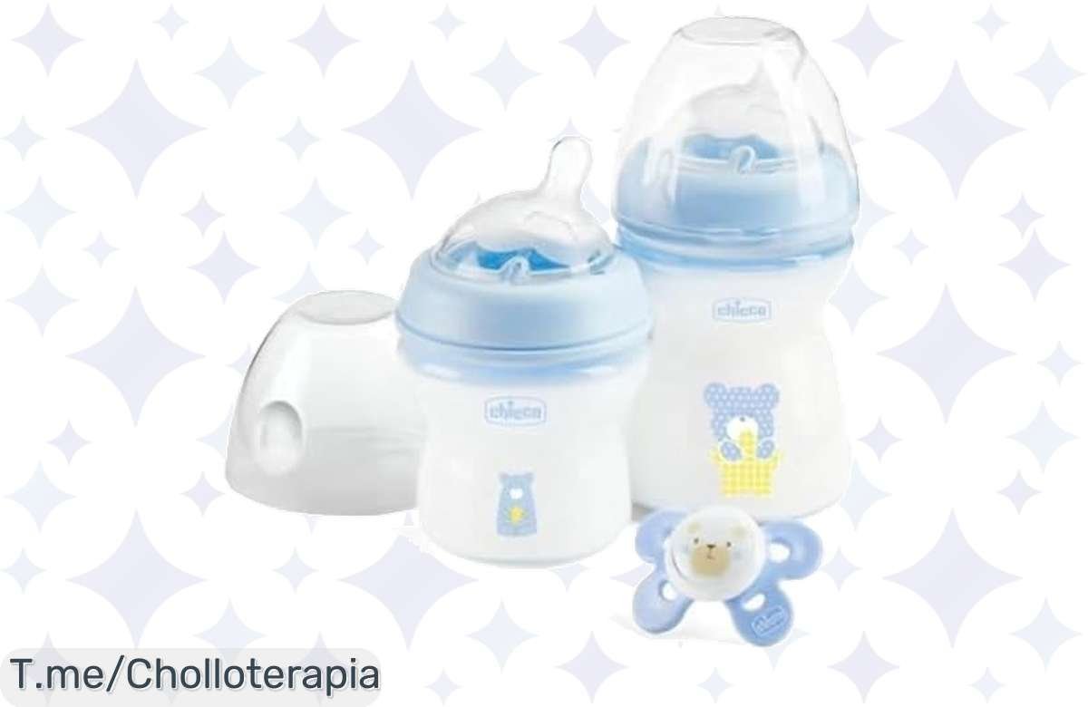 Aprovecha ya: Set Chicco NaturalFeeling, el kit infalible para la lactancia sin cólicos.