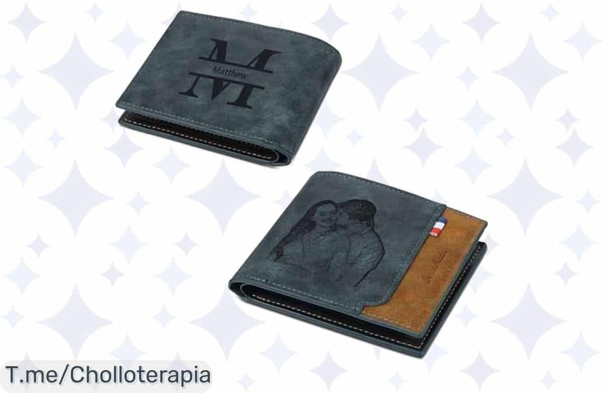 Asombroso chollo: cartera de cuero personalizada para un regalo único y memorable con descuento brutal, ¡aprovecha esta oferta limitada y actúa ya!