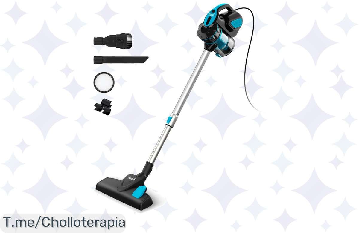 Aspiradora Vertical INSE 6 en 1: ¡potencia extrema y limpieza rápida en un solo clic! No dejes escapar este precio loco; transforma tu hogar con este ofertón limitado.