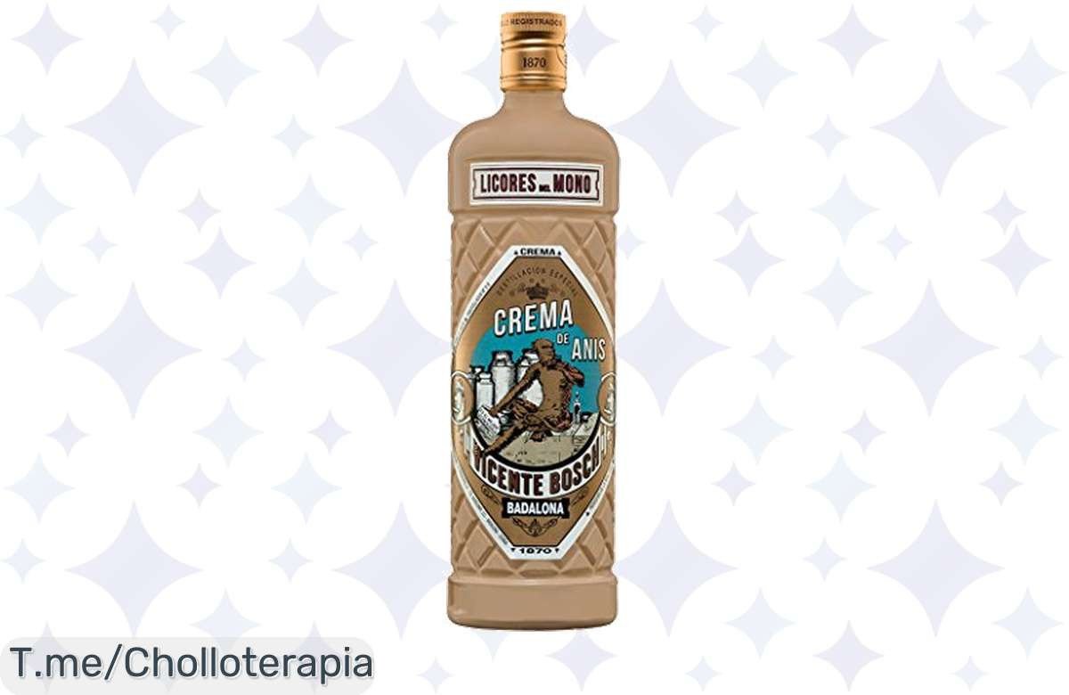 Atrapa el chollo del Anís del Mono Licor Crema, suavidad y sabor sin igual que transformarán tus sobremesas. ¡No dejes pasar este ofertón y hazlo tuyo ya!