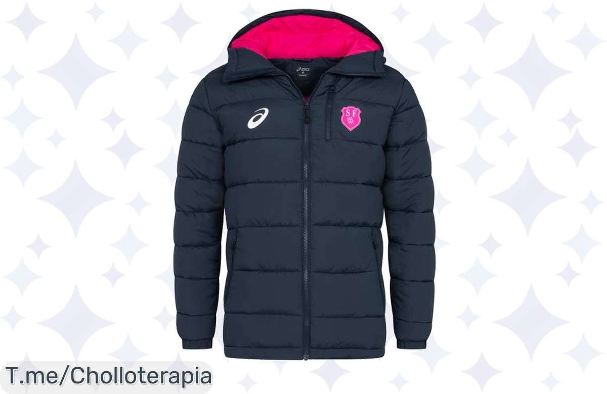 Atrapa el frío con el chaquetón Stade Français ASICS, un super chollo de estilo y comodidad. No te pierdas este ofertón limitado, ¡compra ahora y siente la diferencia!