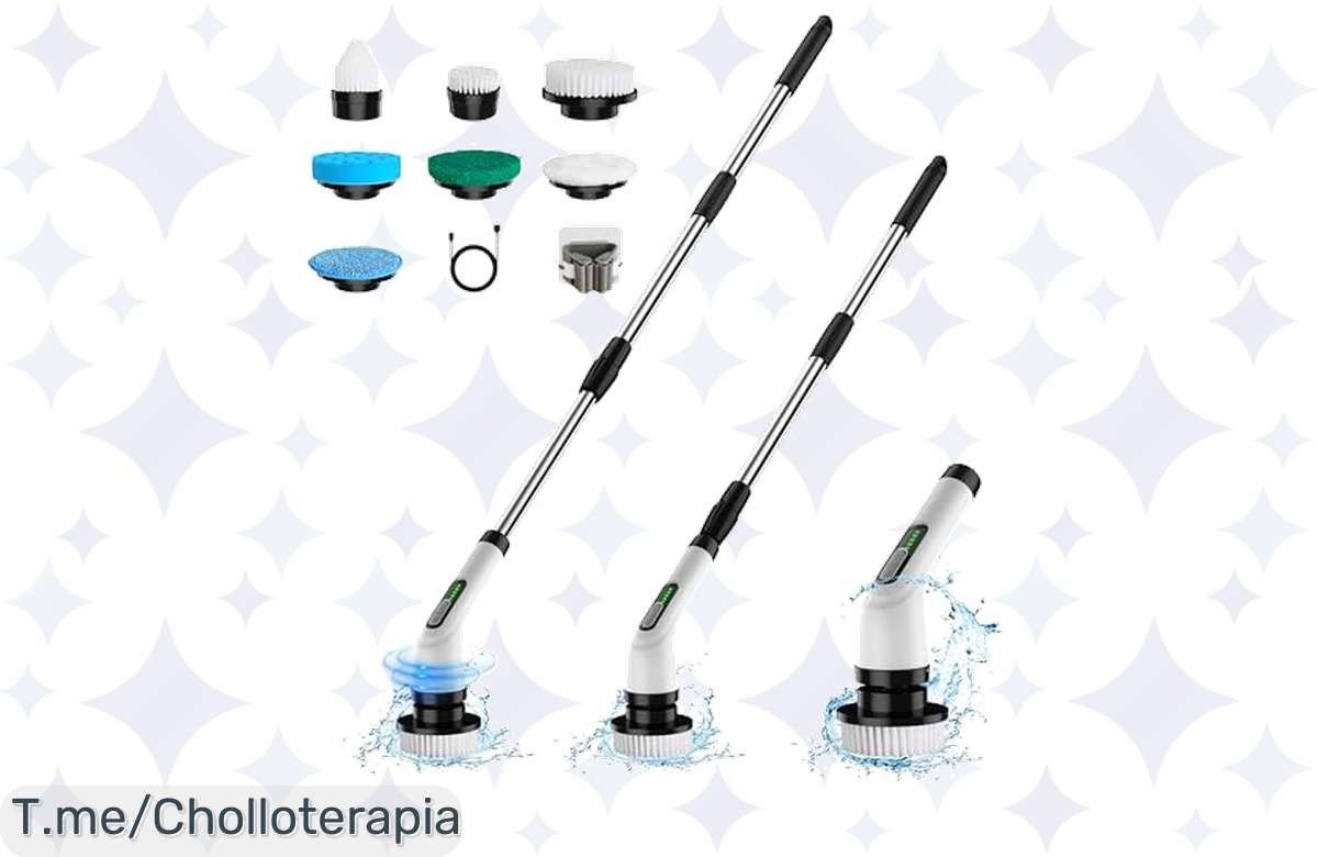 Atrapa el limpiador giratorio eléctrico 7 en 1 a precio loco y transforma tu hogar en 1.5 horas. ¡Descuento brutal y oferta limitada, hazlo tuyo ya!