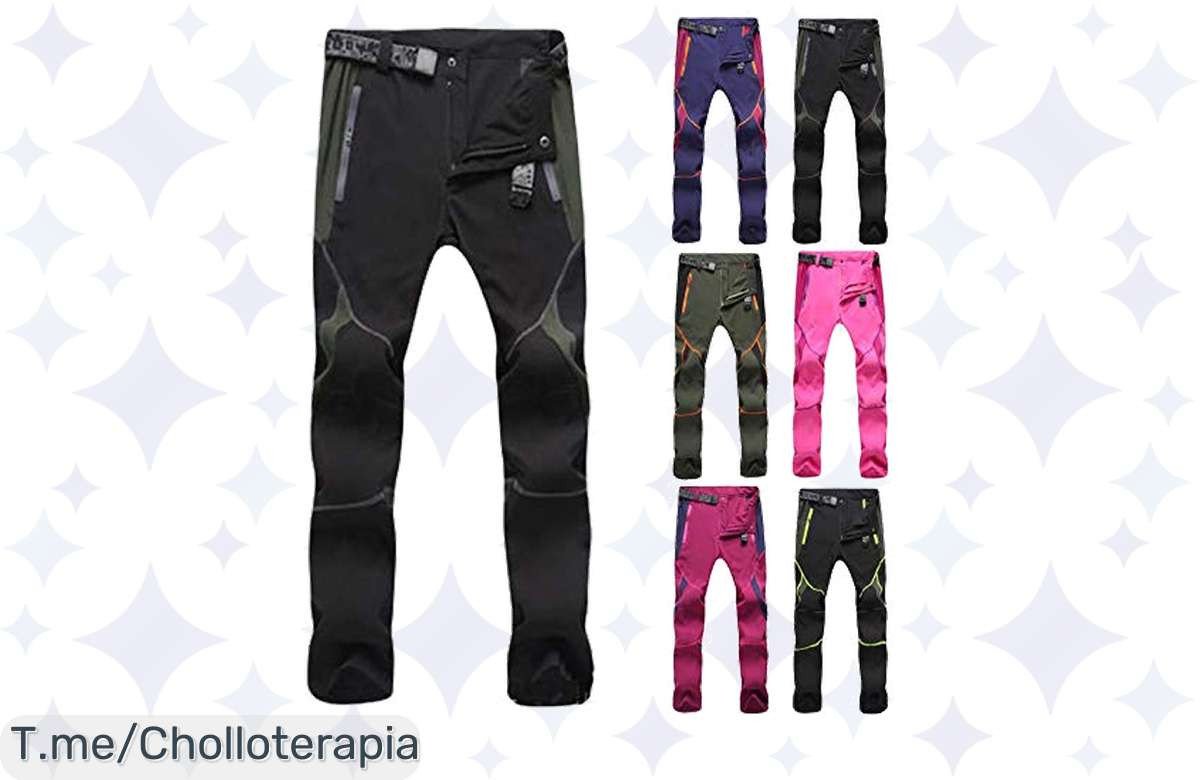 Atrapa el super chollo de 2024: Pantalones de trekking impermeables y ligeros, ahorro garantizado con el cupón, ¡no dejes pasar este ofertón limitado y actúa ya!