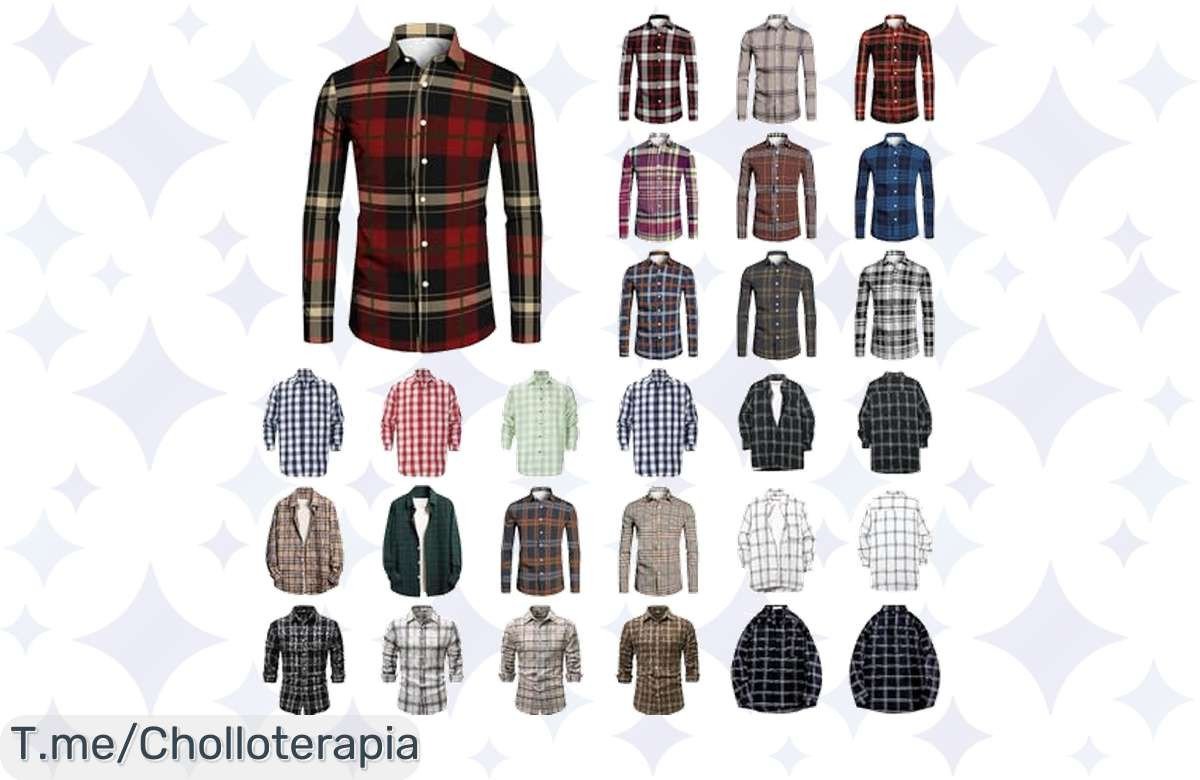 Atrapa este ofertón en camisas de hombre: diseño clásico y estampados irresistibles a precio loco. ¡Actúa ya y luce genial antes de que acabe el stock!