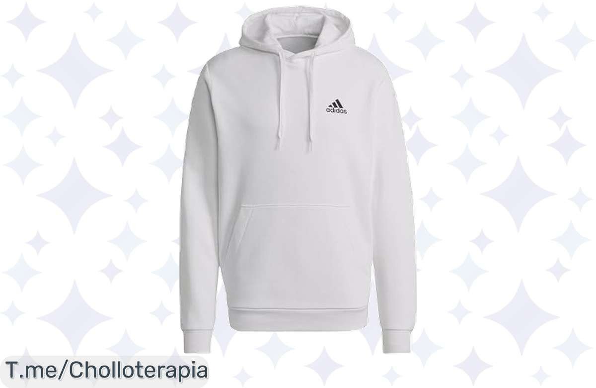 Atrapa tu estilo con la adidas Essentials Fleece Hoodie, un super chollo de comodidad y sostenibilidad. ¡No dejes pasar esta oferta limitada y compra ya tu prenda heroica!