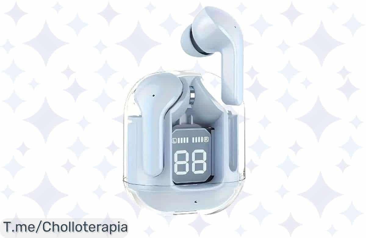 Auriculares Bluetooth 5.3 a precio loco: disfruta de cancelación de ruido y resistencia al agua. ¡No te pierdas este ofertón, compra YA antes de que se agoten!