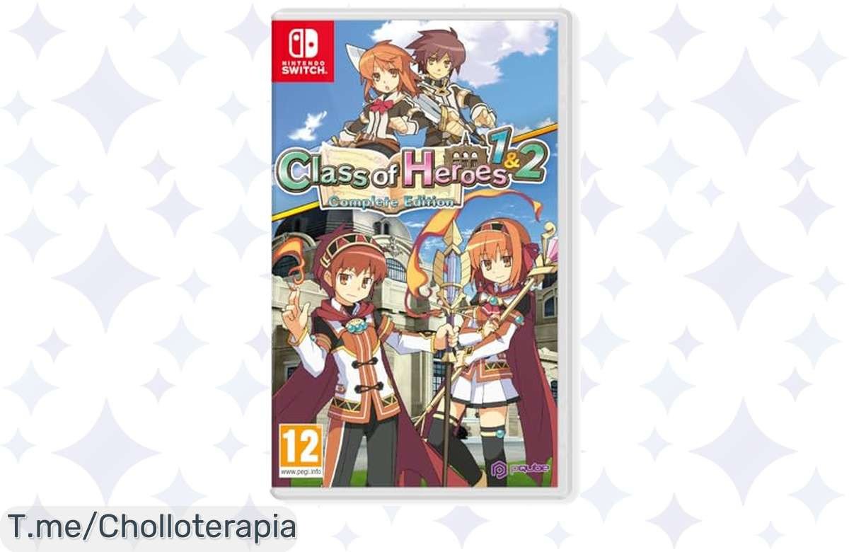 Aventura épica en Class of Heroes 1 & 2, crea tu equipo y explora más de 100 mapas llenos de acción; ¡super chollo disponible solo por tiempo limitado, actúa ya!