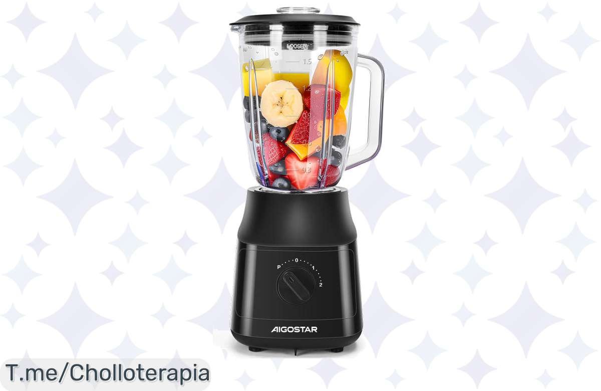 Batidora AIGOSTAR: 1,5L y potencia brutal a precio regalado!