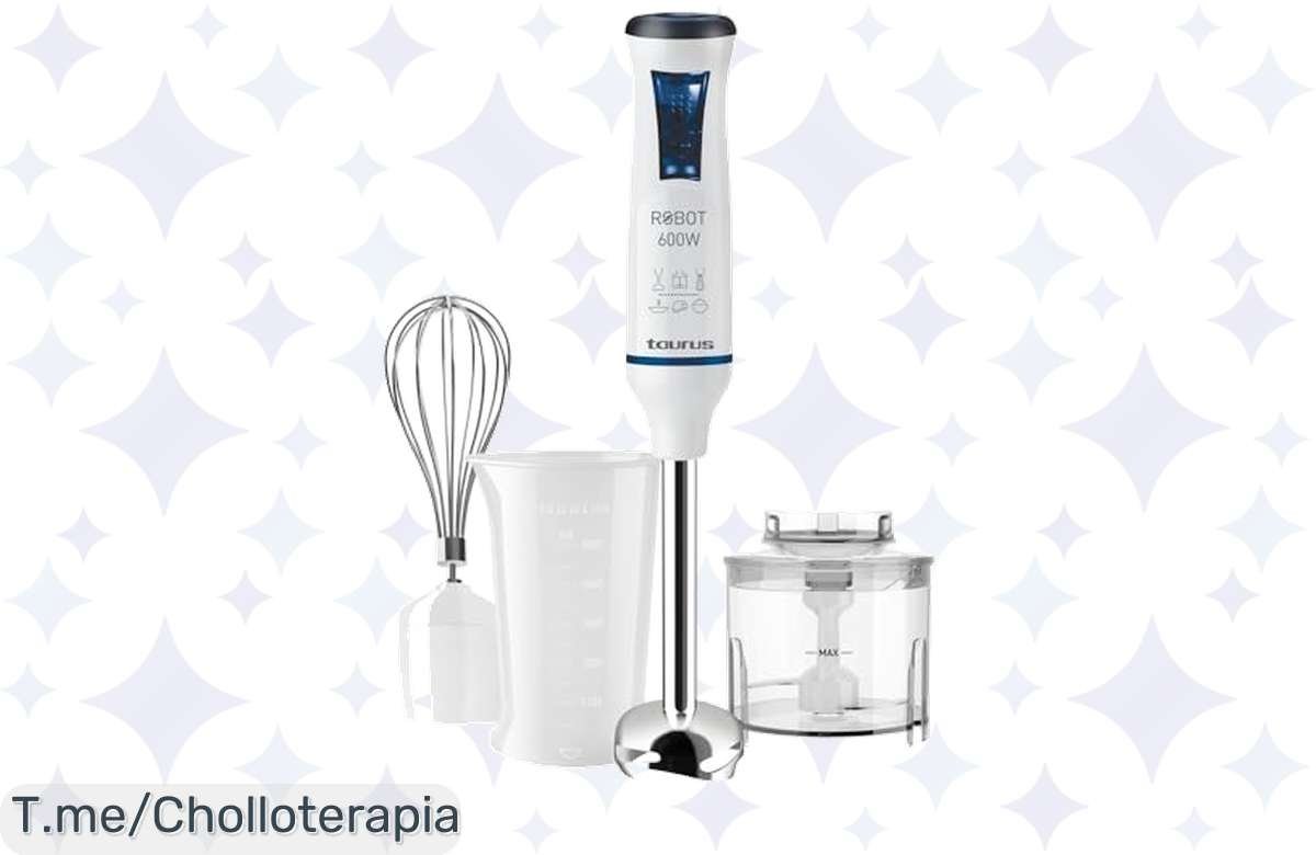 Batidora Robot 600 Plus a precio de risa: ¡20 velocidades te esperan!