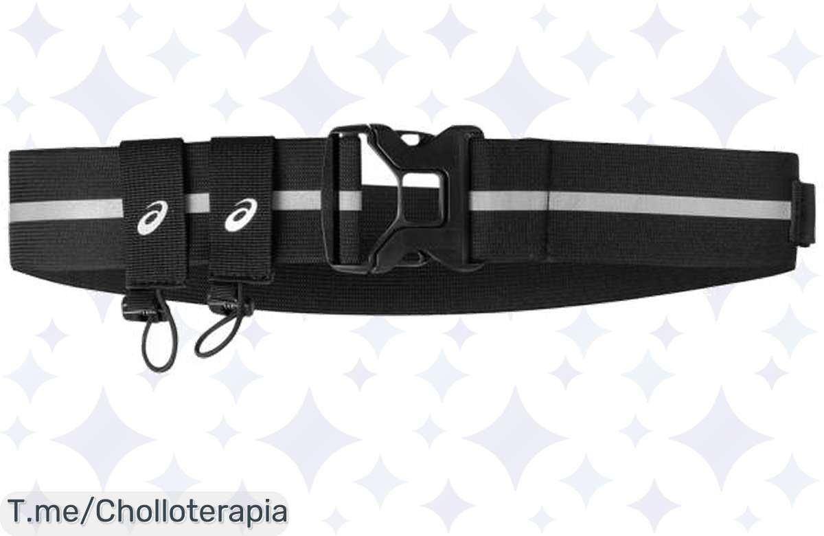 Brilla en tus carreras nocturnas con el cinturón reflectante ASICS Liteshow, ¡un super chollo que no podrás dejar pasar! Hazte con el tuyo antes de que se agoten.