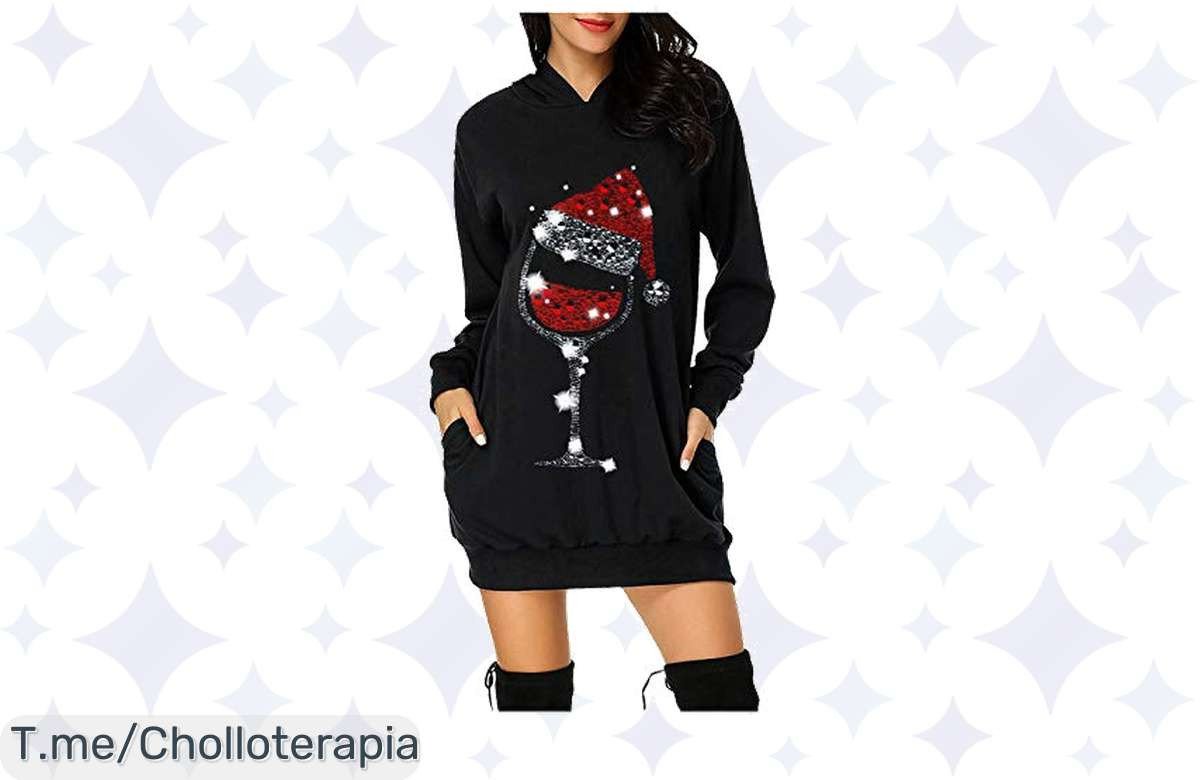 Brilla estas fiestas con nuestro suéter de Navidad alce, un super chollo a precio loco que no puedes dejar pasar. Compra ahora antes de que se agoten y deslumbra.