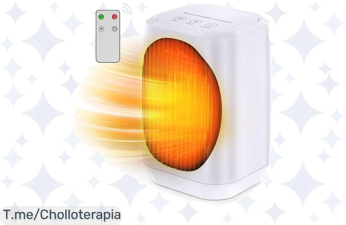 Calentador Lightswim portátil al 50%: Oscilación de 70° y 1200 W, oferta única con cupón!