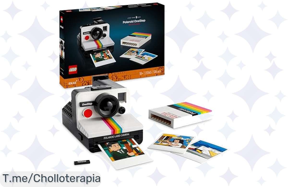Captura el encanto de la fotografía vintage creando tu propia cámara Polaroid en LEGO a un precio loco, oferta limitada que no puedes dejar pasar, ¡actúa ya!