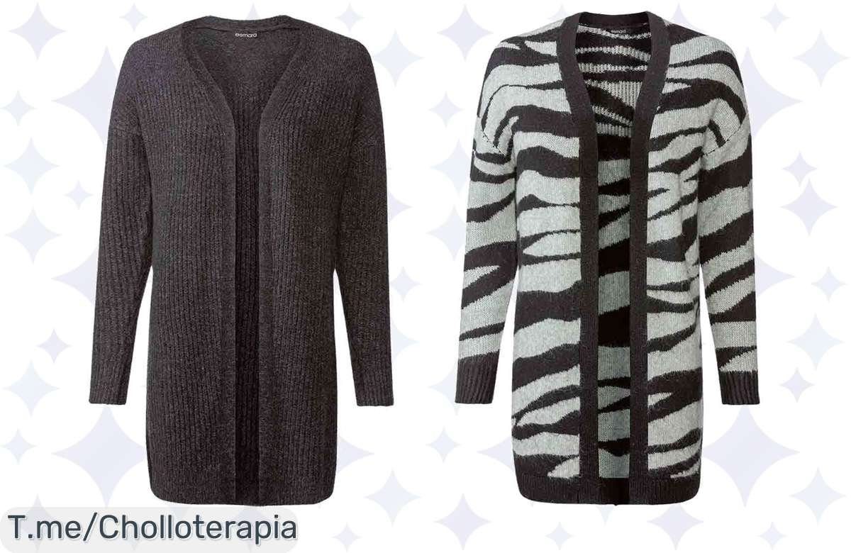 Cárdigan para mujer: el super chollo que añade estilo a tu invierno. ¡Últimas unidades! No te quedes sin el tuyo y deslumbra ahora.