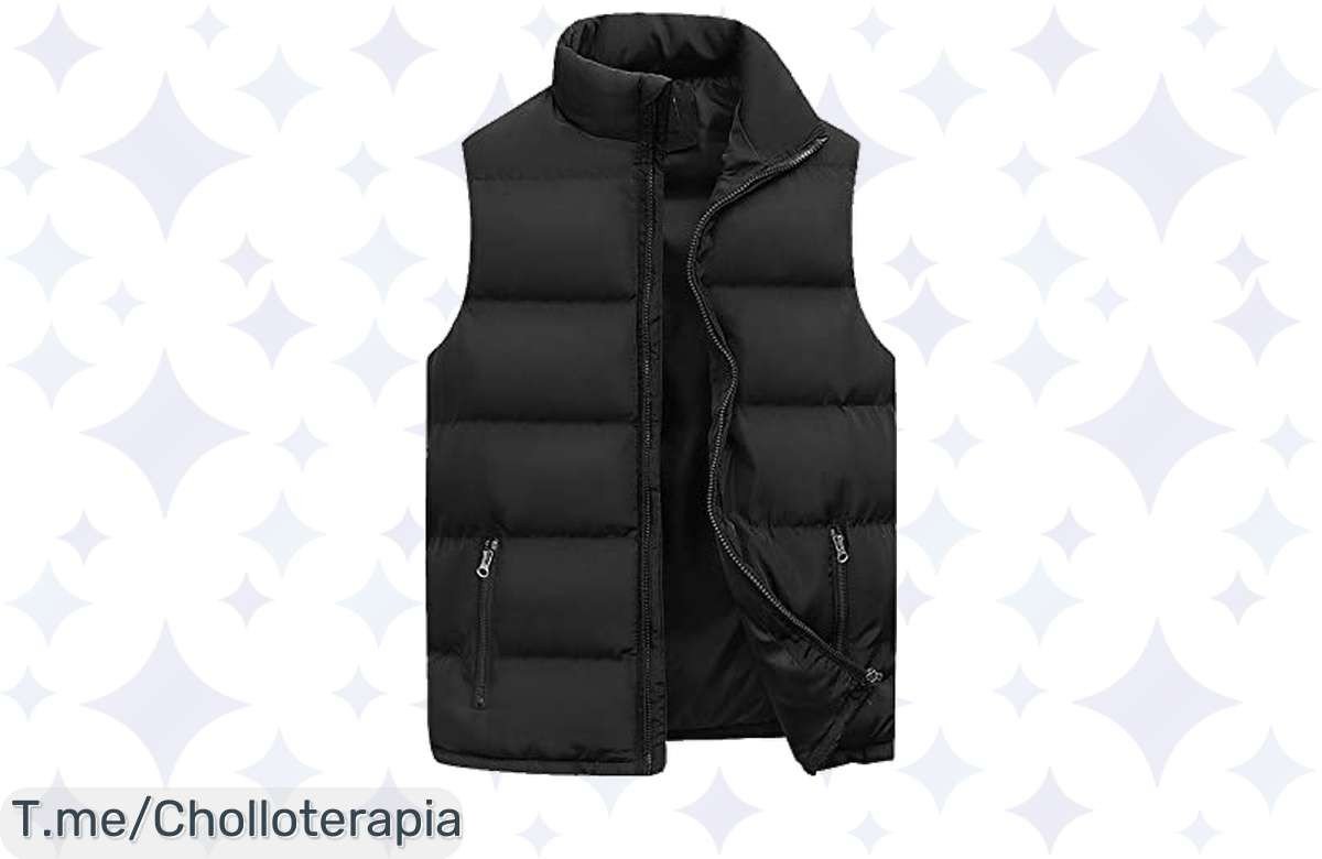 Chollazo de Otoño: Atrapa tu chaqueta sin mangas a la moda a un precio loco, cómoda y perfecta para tus looks. Oferta limitada, ¡aprovecha y ahorra ya!