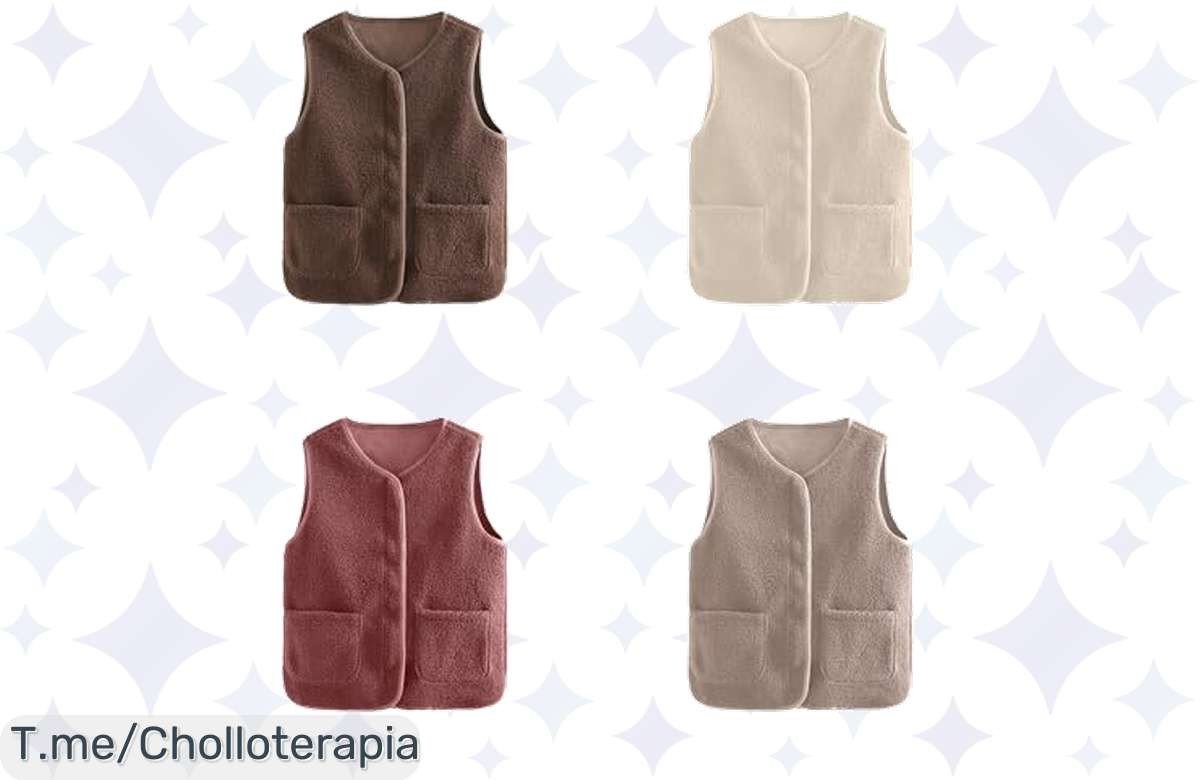 Chollazo de chaleco polar: elegancia y calidez a un precio loco, ¡no dejes escapar esta oferta y hazte con él antes de que volará!