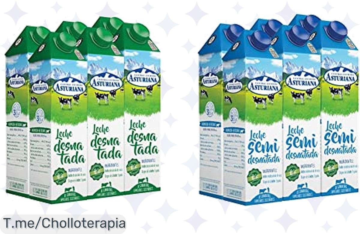 Chollazo del año: Leche Desnatada y Semidesnatada Central Lechera Asturiana al precio de ganga, fortifica tus huesos y cuida tu salud, ¡aprovéchala antes de que se acabe!