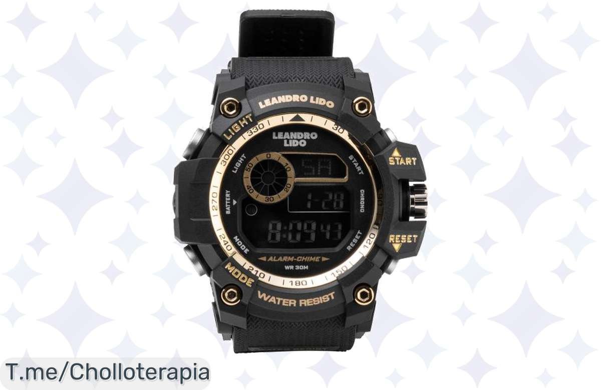 Consigue el reloj Genua de lujo en oro negro a precio de locura, ¡oferta limitada!