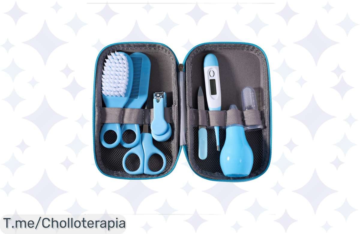 Consigue el set de herramientas de cuidado para bebé más completo y práctico con un descuento brutal, ¡oferta única y limitada que no puedes dejar pasar!