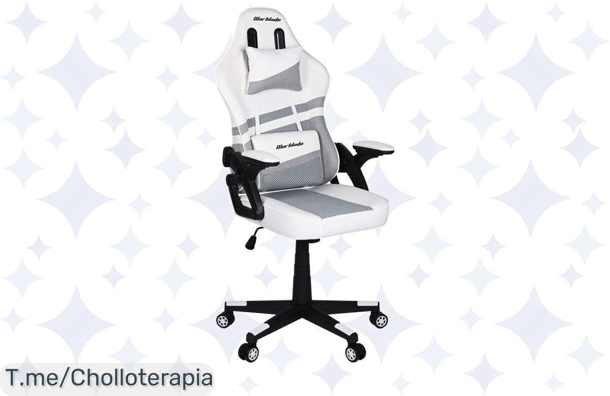 Consigue tu silla gamer ergonómica y transpirable a un precio locazo, ideal para comodidad extrema. ¡Ofertón limitado que no puedes dejar pasar, compra ya!
