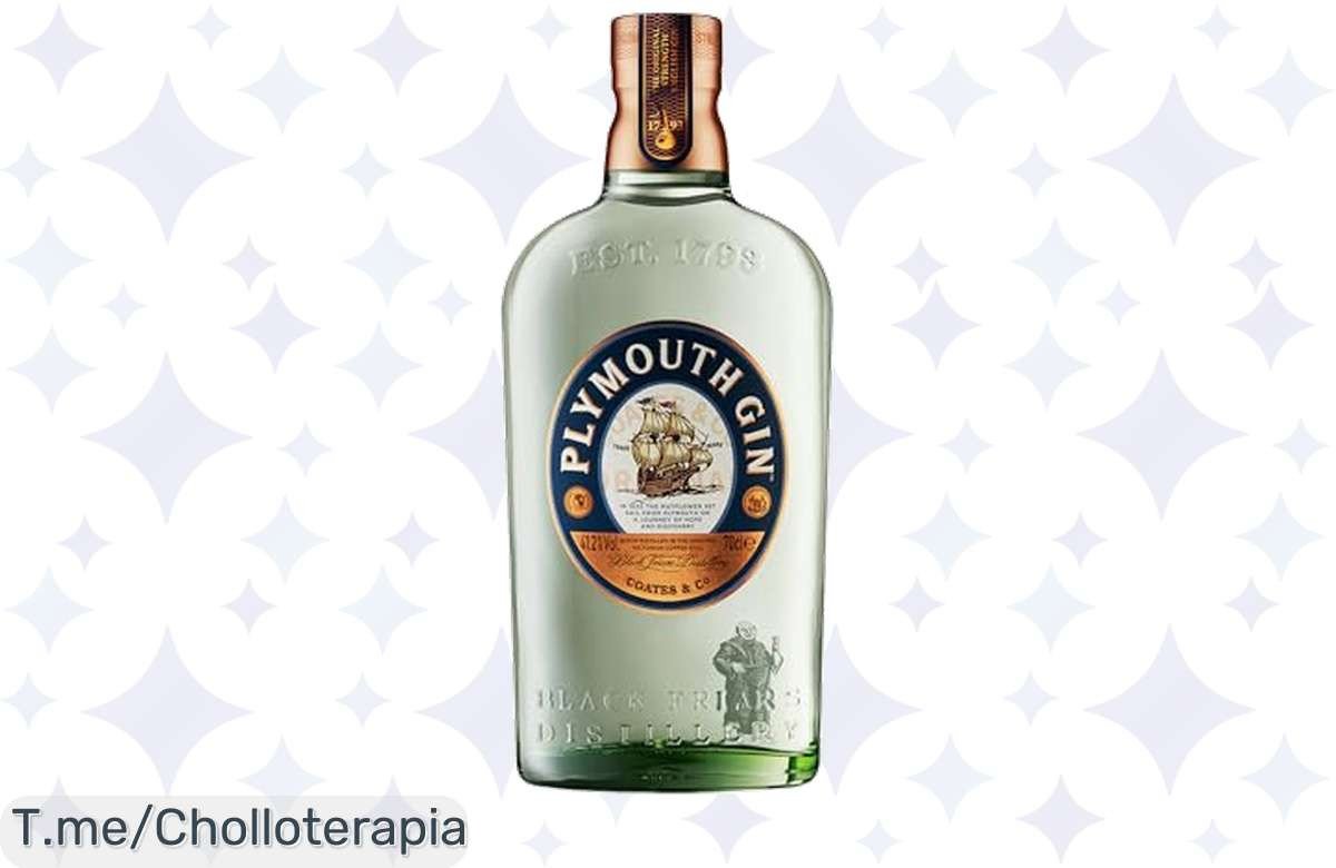 Descubre Plymouth Dry Ginebra Premium: Sabor Floral Irresistible Para Tus Cócteles, ¡Aprovecha este Ofertón Único y Lleva la Experiencia a Casa Solo Hoy!