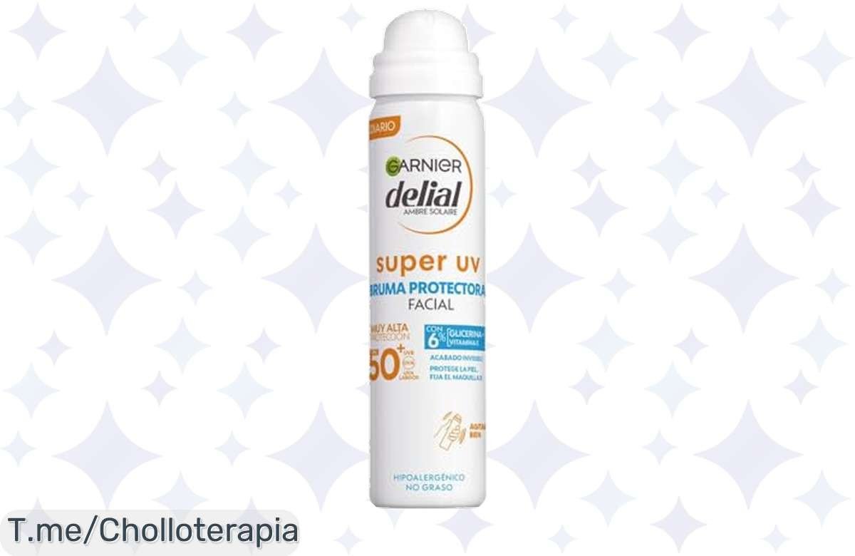 Descubre el Ofertón de GARNIER DELIAL Bruma Facial Solar FPS50+ ¡Hidratación extrema y acabado invisible para un maquillaje perfecto! No dejes pasar este precio loco, cantidad limitada.
