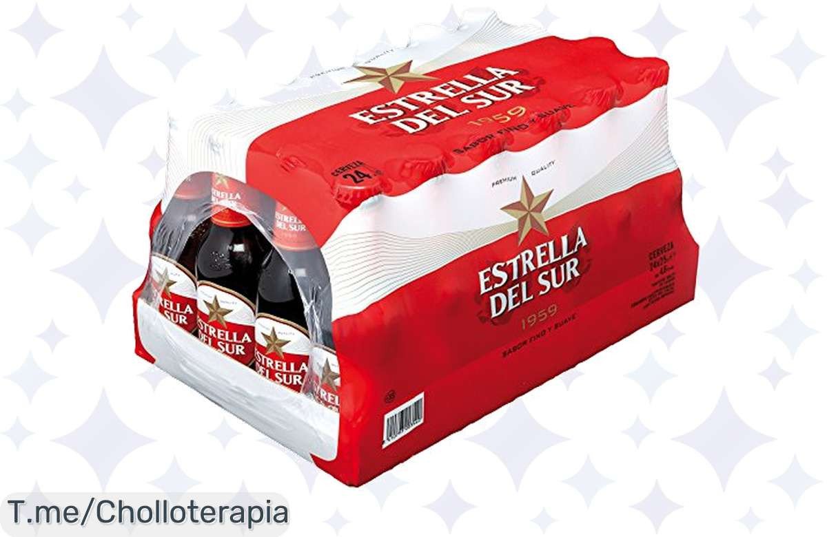 Descubre el Precio Loco del Pack de 24 Botellas de Estrella del Sur, la Cerveza que Amarás. Aprovecha este Ofertón Único y Haz de Cada Día un Festival de Sabor ¡Compra Ya!