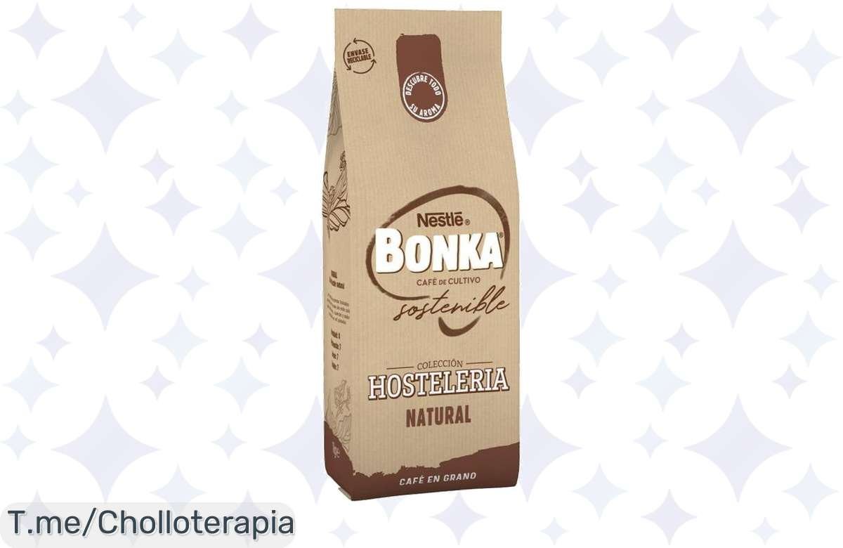 Descubre el café Bonka en grano, una explosión de sabor intensamente premium. Aprovecha este ofertón único y disfruta de tus mañanas como nunca antes, ¡compra ahora!