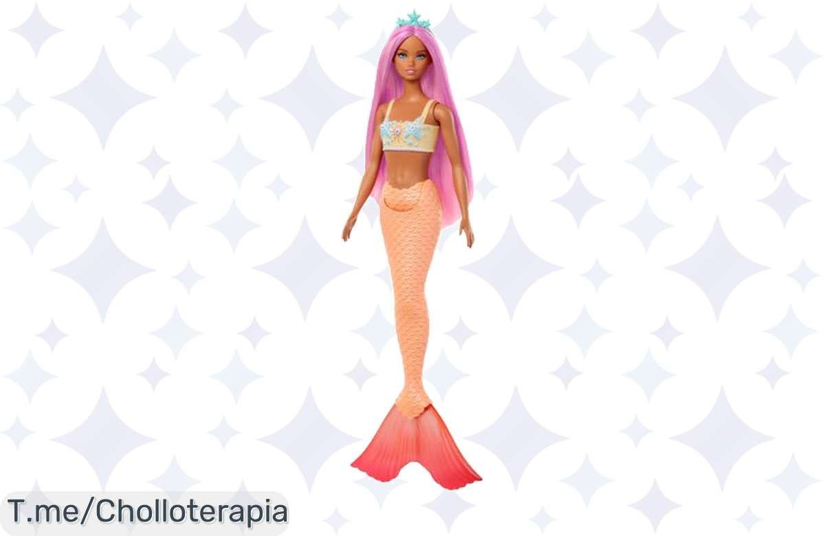 Descubre el chollazo de Barbie Sirena y despierta la imaginación de tus pequeños ¡No dejes pasar esta mágica muñeca con cola pastel ni un segundo más!