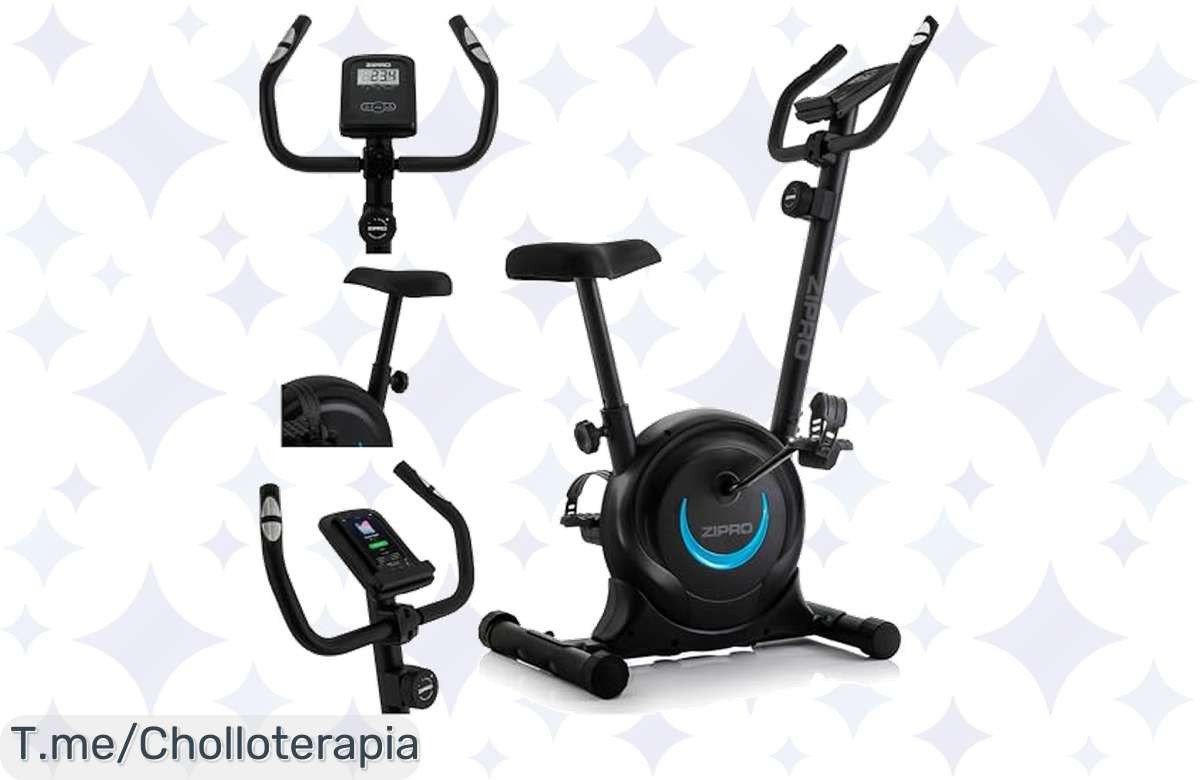 Descubre el chollazo de la ZIPRO One S: Bicicleta estática silenciosa y compacta para entrenar en casa. Mejora tu fitness con este ofertón único. ¡Compra ahora antes de que se acabe!