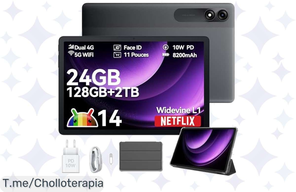 Descubre el chollazo del Blackview Tab 90: 24GB de RAM y 128GB de almacenamiento por un precio loco. ¡No dejes pasar este ofertón, compra ahora antes de que se agote!