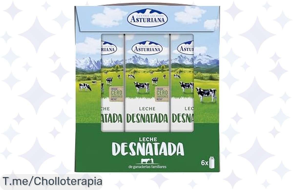 Descubre el chollazo del año: 6 litros de Leche Desnatada Central Lechera Asturiana a precio loco, cuida tu salud con estilo. Oferta limitada, ¡compra ya y siéntete increíble!