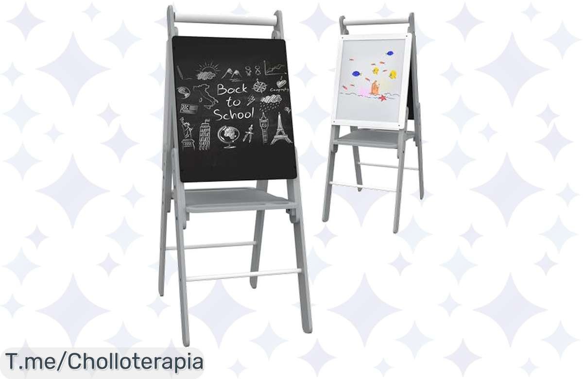 Descubre el chollazo del año: Caballete 3 en 1 para niños con descuento brutal solo por tiempo limitado ¡Fomenta su creatividad ahora antes de que se agote!