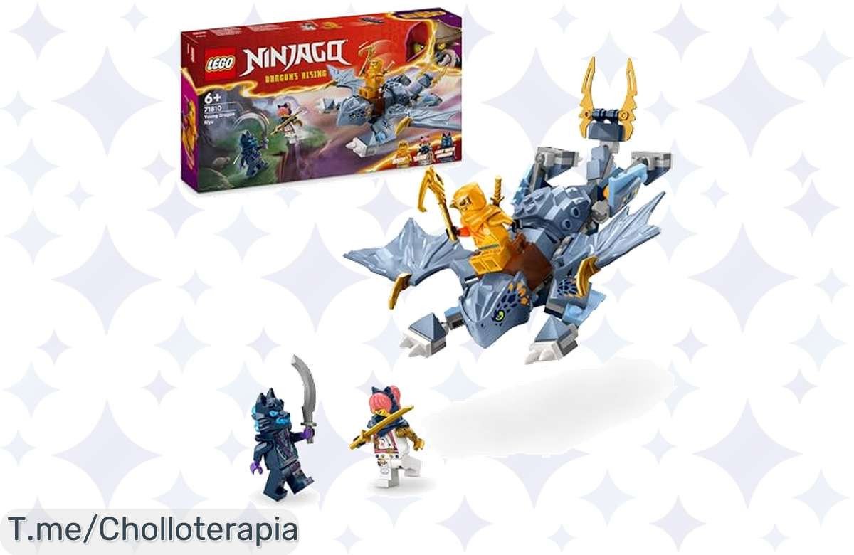 Descubre el chollazo del año: LEGO Ninjago Joven Dragón Riyu con 3 minifiguras y aprendizaje divertido, ¡aprovéchalo antes de que se agote esta oferta única!
