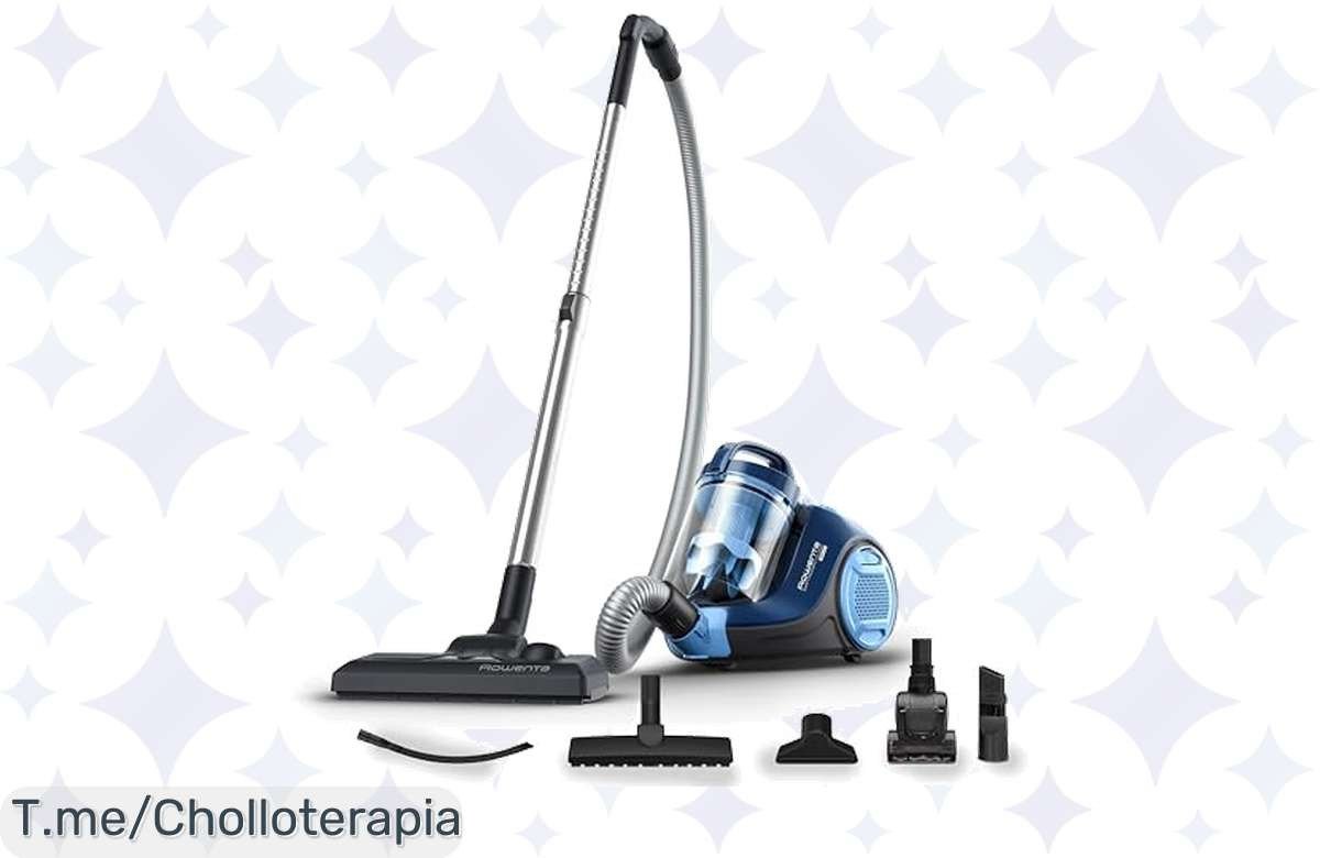 Descubre el chollazo del año: Rowenta Swift Power RO2981, la aspiradora ciclónica que elimina polvo y pelos de mascotas. ¡Aprovecha este ofertón antes de que se agote!