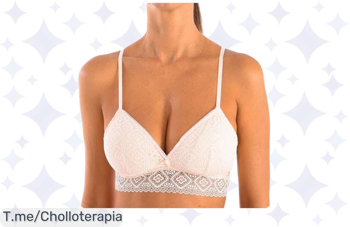 Descubre el chollazo del año en lencería: Selene bralette de encaje KIM, sin aros, comodidad y estilo diario a un precio loco. ¡Oferta limitada, llévatelo ya!