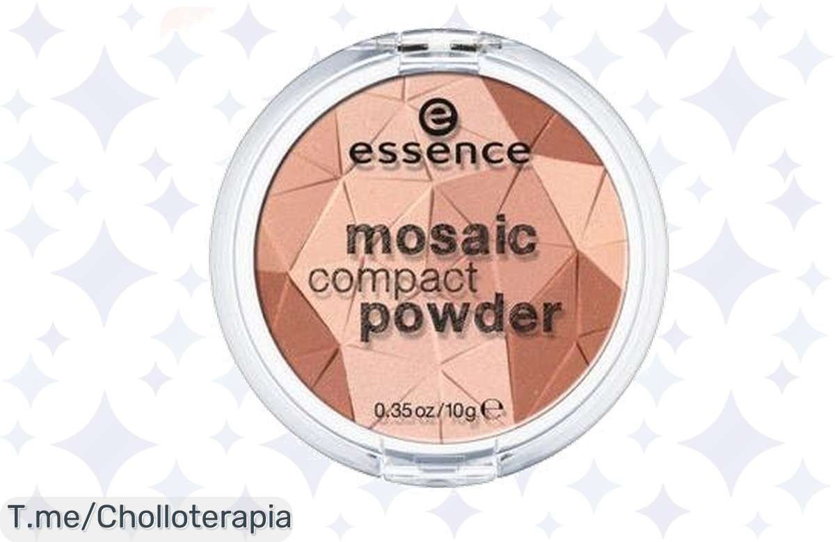 Descubre el chollazo del maquillaje con los Polvos Essence Mosaic Compact Powder en 5 tonos irresistibles y transforma tu piel. ¡Aprovecha esta oferta única y compra ya!