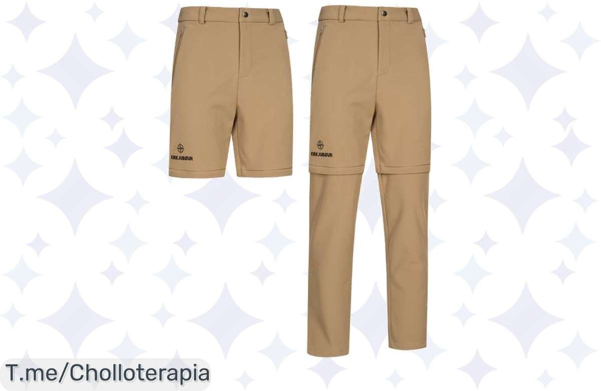 Descubre el chollazo único: KIRKJUBØUR® ZipOff 2 en 1, pantalón de trekking que se convierte en shorts. ¡No dejes pasar esta oferta loca y cómpralo ya antes de que se agote!