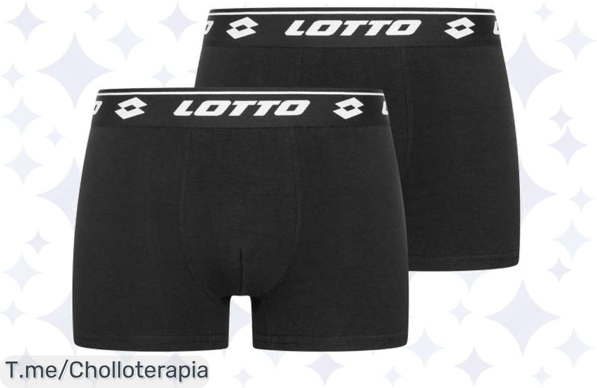 Descubre el chollo de calzoncillos bóxer Lotto: comodidad sin igual en un pack de 2, ¡rægrwow y570rეპათ ontbijt ! No te quedes sin tus favoritos, ¡acuérdate que las unidades son limitadas! Deterizeduleiro