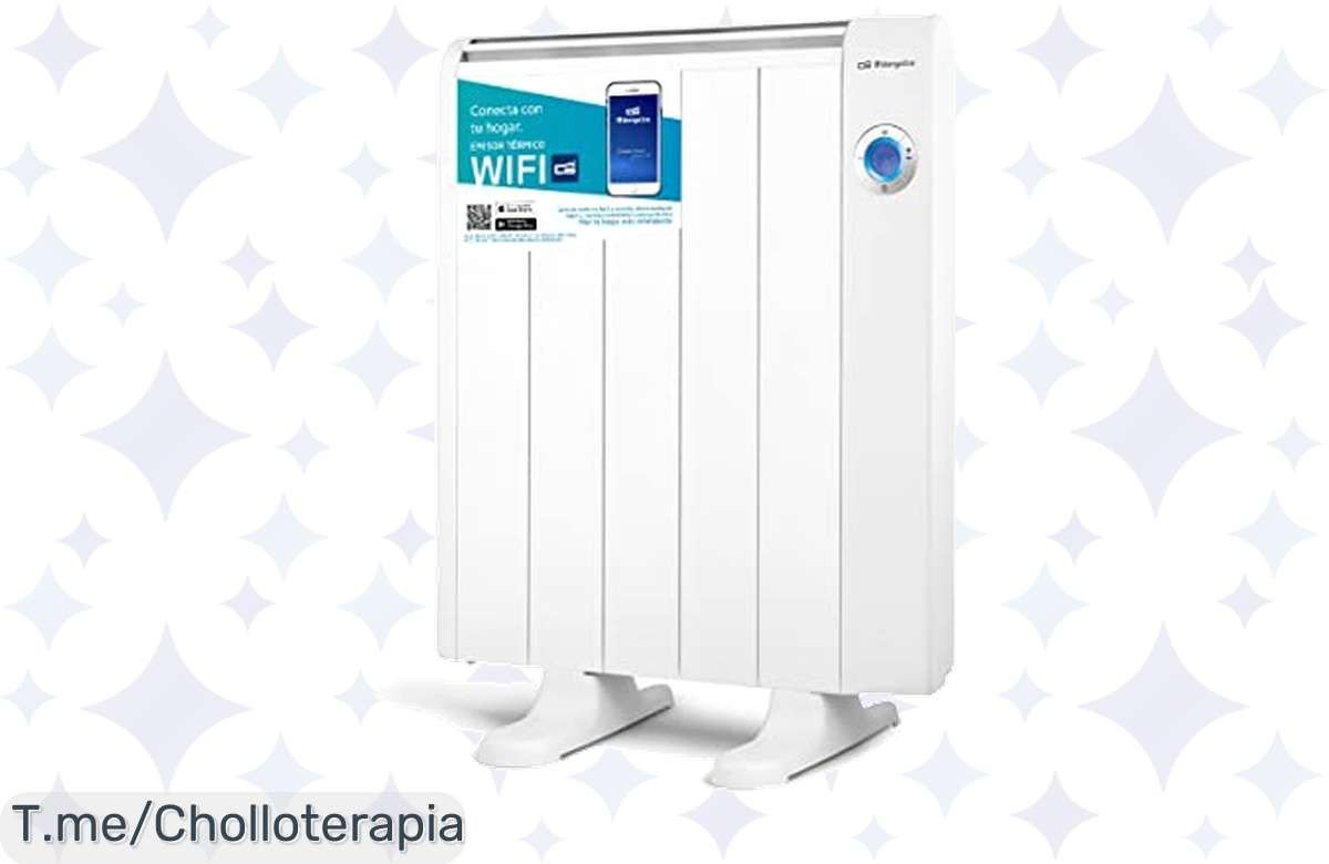 Descubre el emisor térmico WiFi Orbegozo RRW 800: calor rápido y programable para tu hogar a precio loco. Oferta limitada, ¡aprovecha este super chollo antes de que se agote!