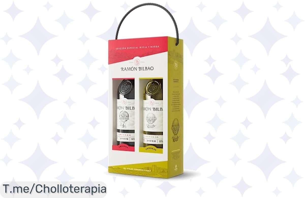 Descubre el estuche gourmet Ramón Bilbao: dos vinos irresistibles a un precio loco, perfectos para brillar en tus ocasiones especiales. ¡Compra ya antes de que se agoten!