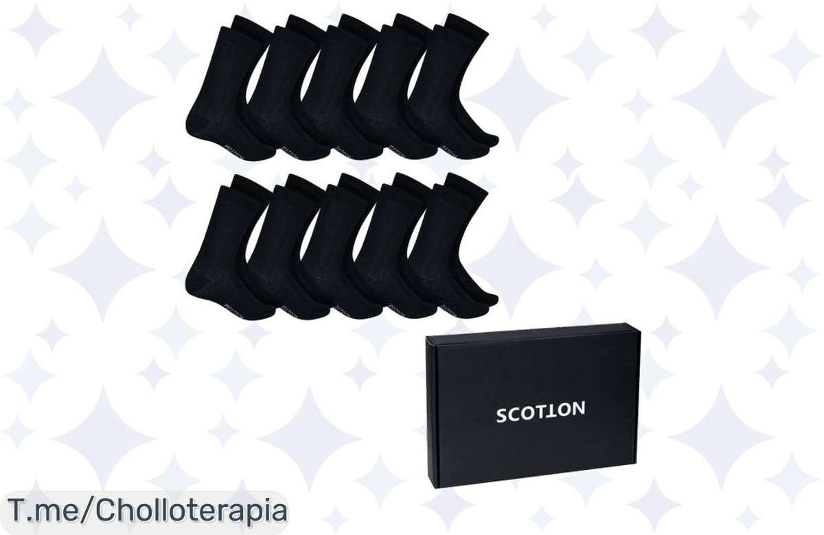 Descubre el ofertón de calcetines SCOTTON Business: 10 pares a un precio loco, confort insuperable para tus pies. ¡Compra ya antes de que se agoten!