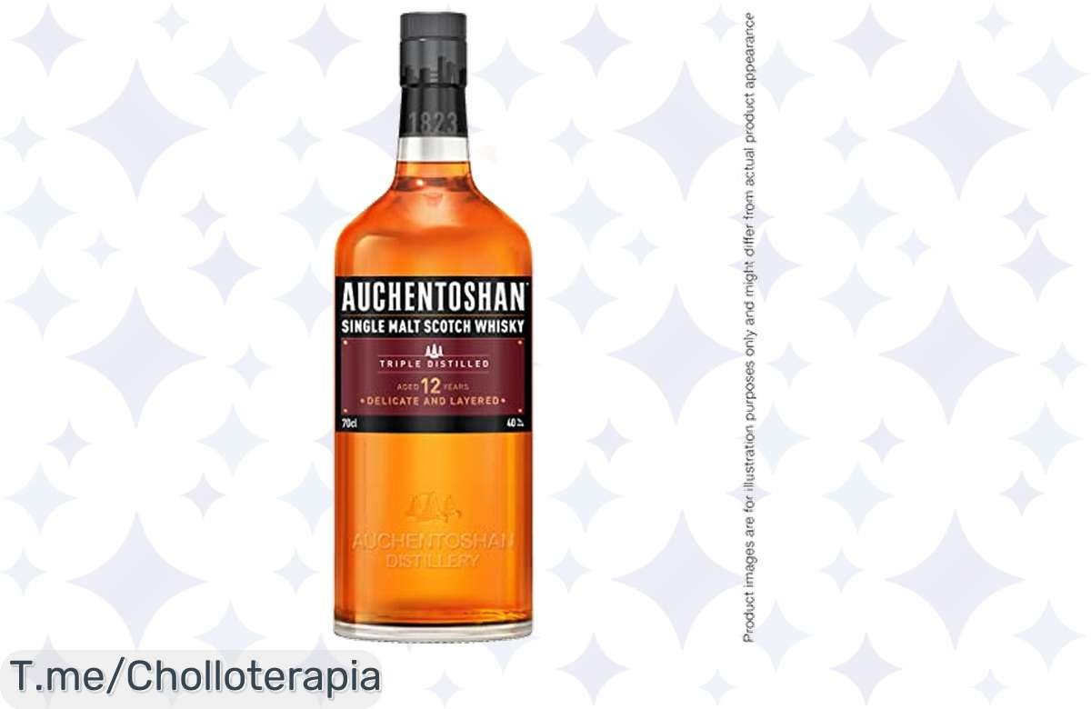 Descubre el ofertón del invierno: Auchentoshan 12 Años, un suave Single Malt lleno de sabor. ¡No te quedes sin el tuyo y aprovecha esta oportunidad única ya!