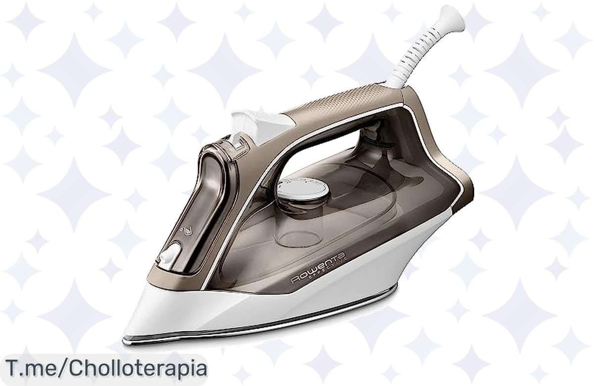 Descubre el ofertón que no podrás dejar pasar: plancha Rowenta Effective DX1635, vapor potente de 2400W para arrugas en un plis plas. ¡Compra ahora, stock limitado!