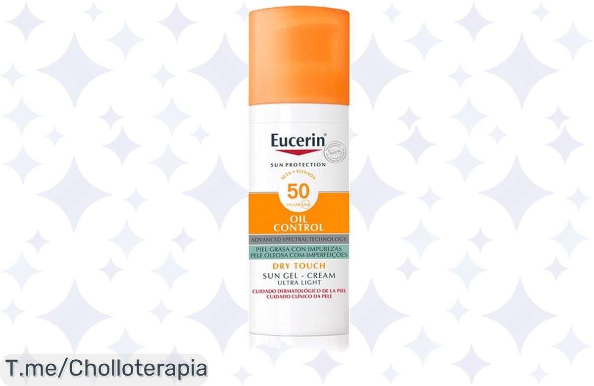 Descubre el protector facial Eucerin Oil Control Spf 50, un super chollo que matifica y protege tu piel grasa. ¡No pierdas esta oferta limitada y cuida tu piel ya!