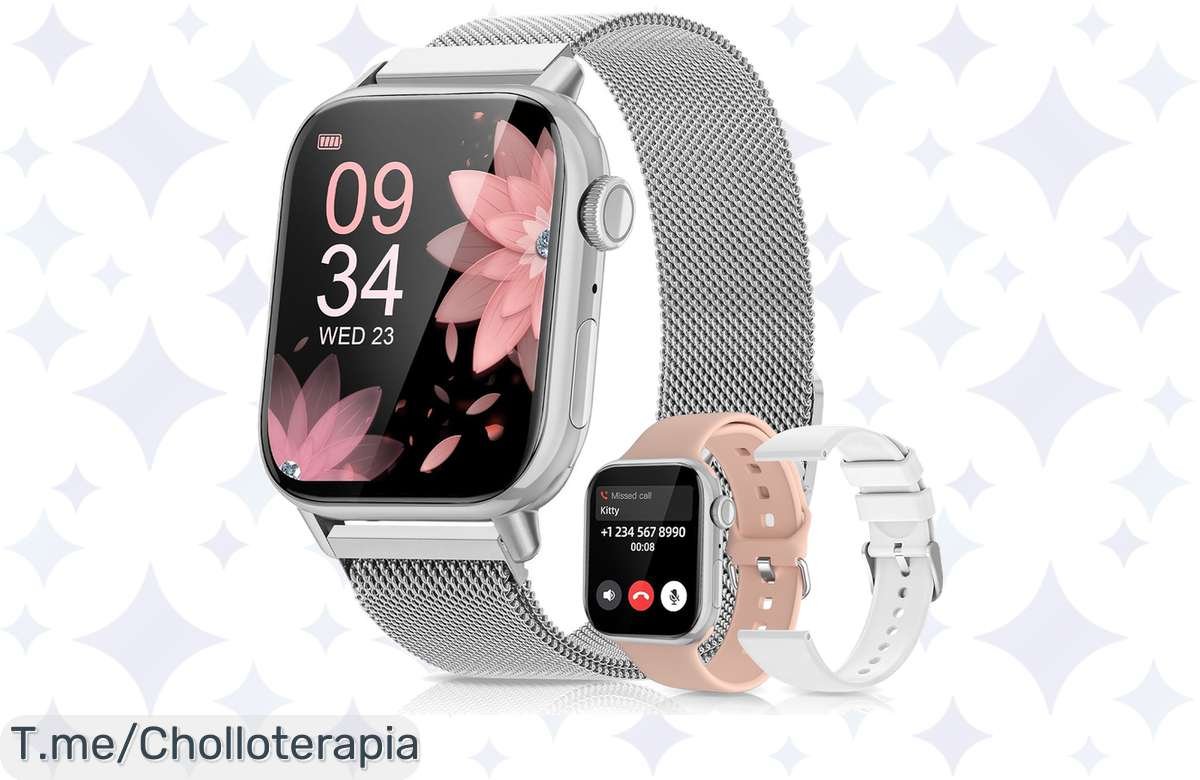 Descubre el reloj inteligente Ultra 9 para mujer, un super chollo con diseño resistente al agua y tecnología NFC. ¡Aprovecha este ofertón antes que se acabe!